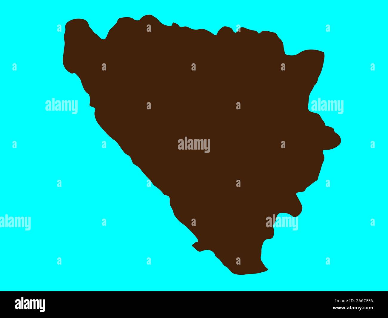 Bosnia herzegovina map vector hi-res stock photography and images - Alamy