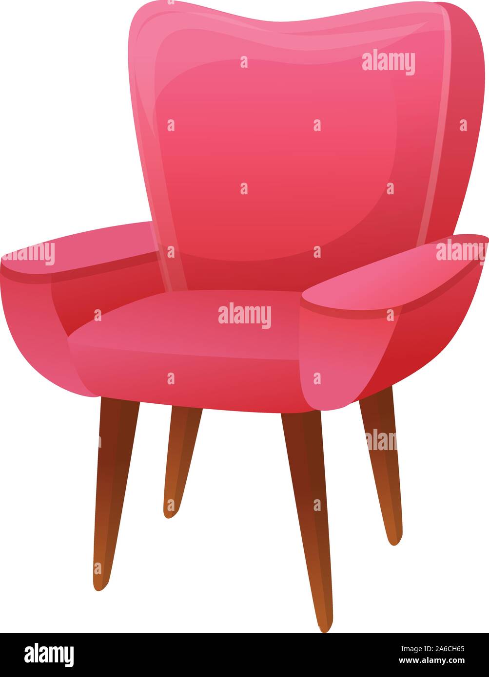 Modern armchair icon. Cartoon of modern armchair vector icon for web ...