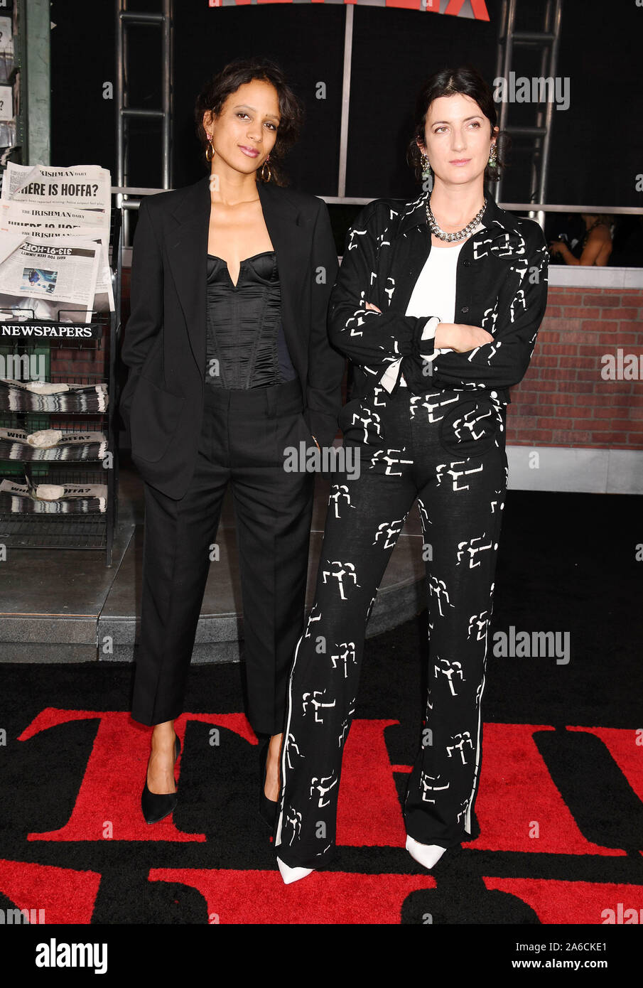 sandhed dybt Thicken HOLLYWOOD, CA - OCTOBER 24: Mati Diop, Judith Lou Levy attends the premiere  of Netflix's "The Irishman" at TCL Chinese Theatre on October 24, 2019 in  Hollywood, California Stock Photo - Alamy