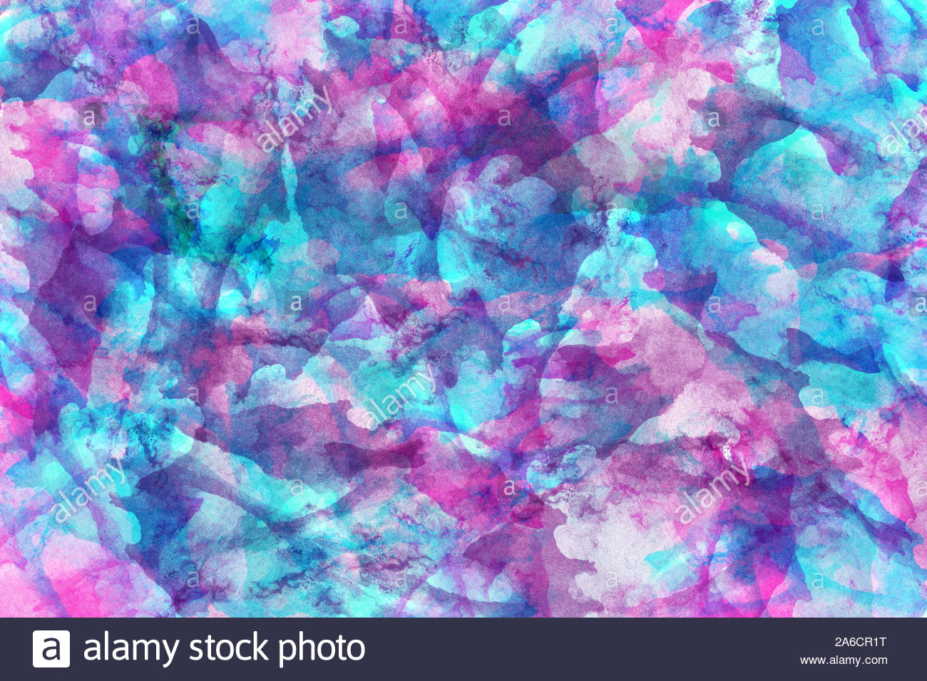 Abstract Blue And Purple Watercolor Background Colorful Aquarelle