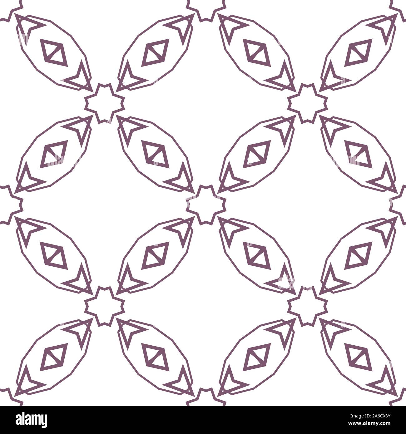 Geometric ornamental vector pattern. Seamless design texture Stock ...