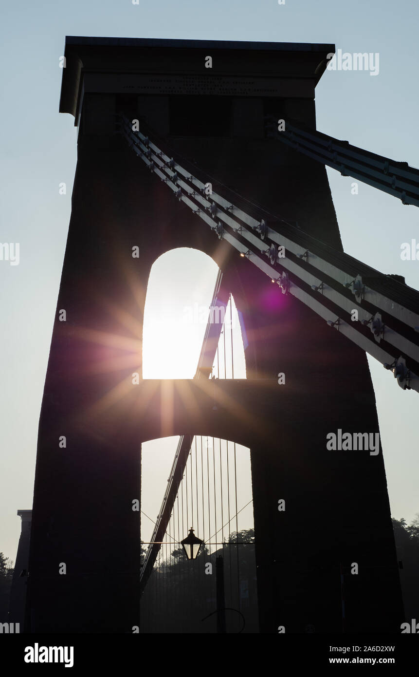 The Clifton Suspension Bridge in Bristol England Stock Photo - Alamy