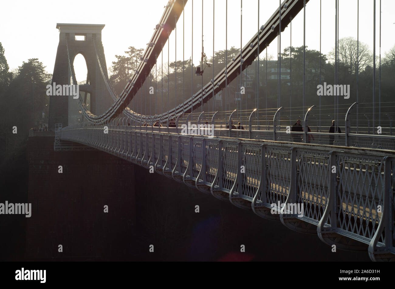 The Clifton Suspension Bridge in Bristol England Stock Photo Alamy