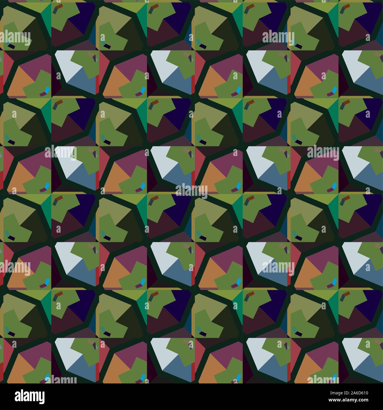 Seamless geometric ornamental vector pattern. Abstract background Stock ...