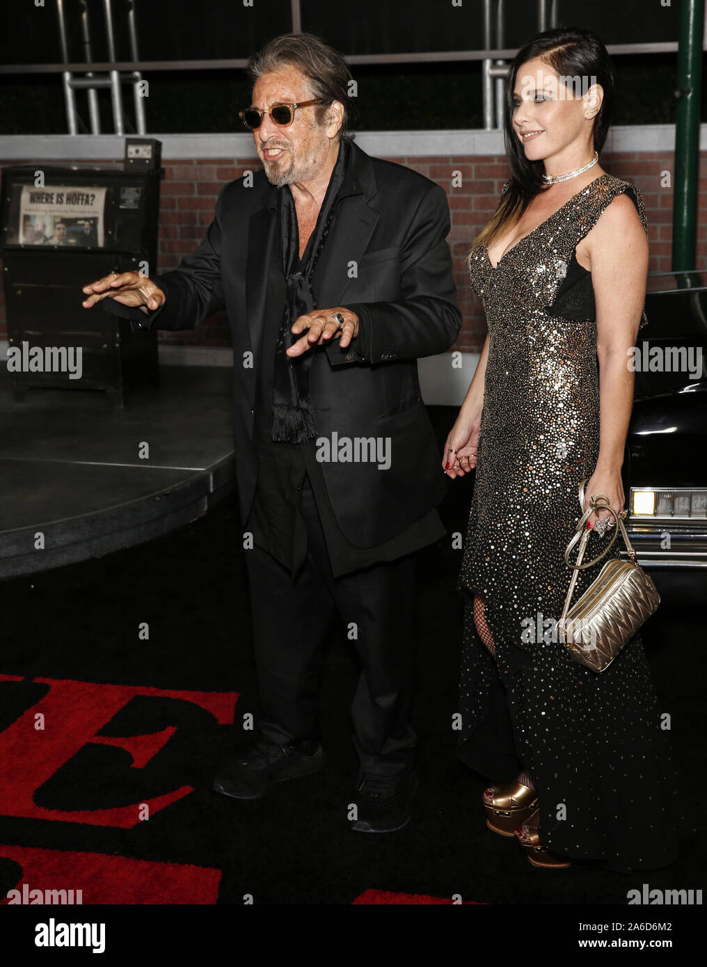 Los Angeles, CA - October 24, 2019: Al Pacino and Meital Dohan arrive