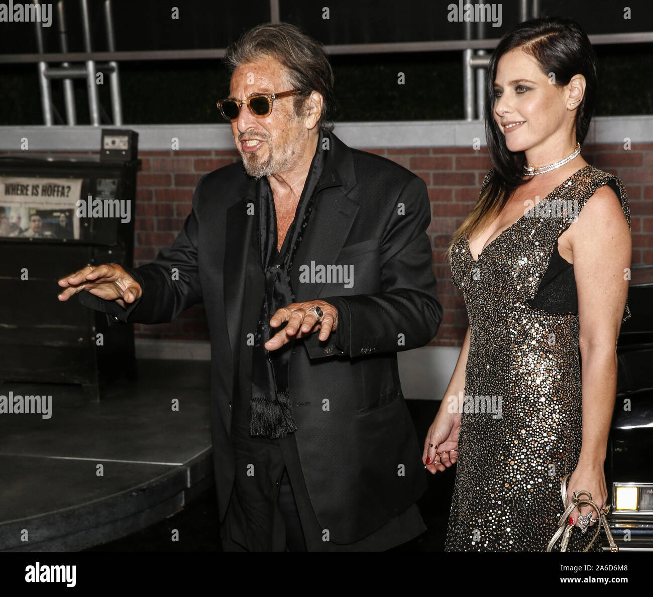 Los Angeles, CA - October 24, 2019: Al Pacino and Meital Dohan arrive