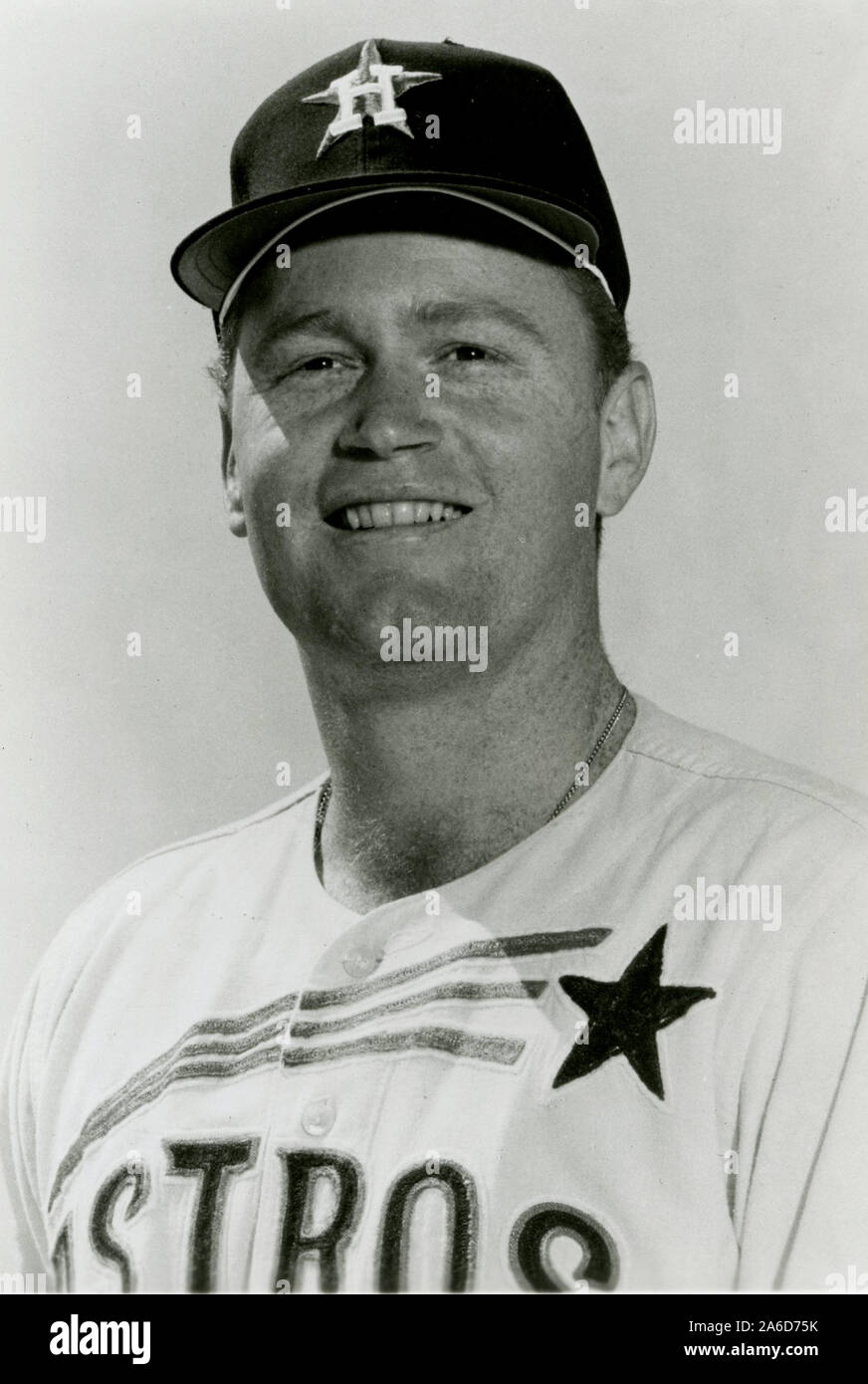 Vintage black and white photo of baseball player Rusty Staub with the ...