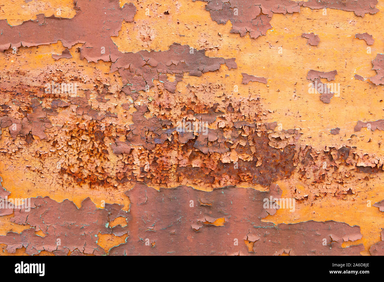 rusty metal sheet - surface texture Stock Photo