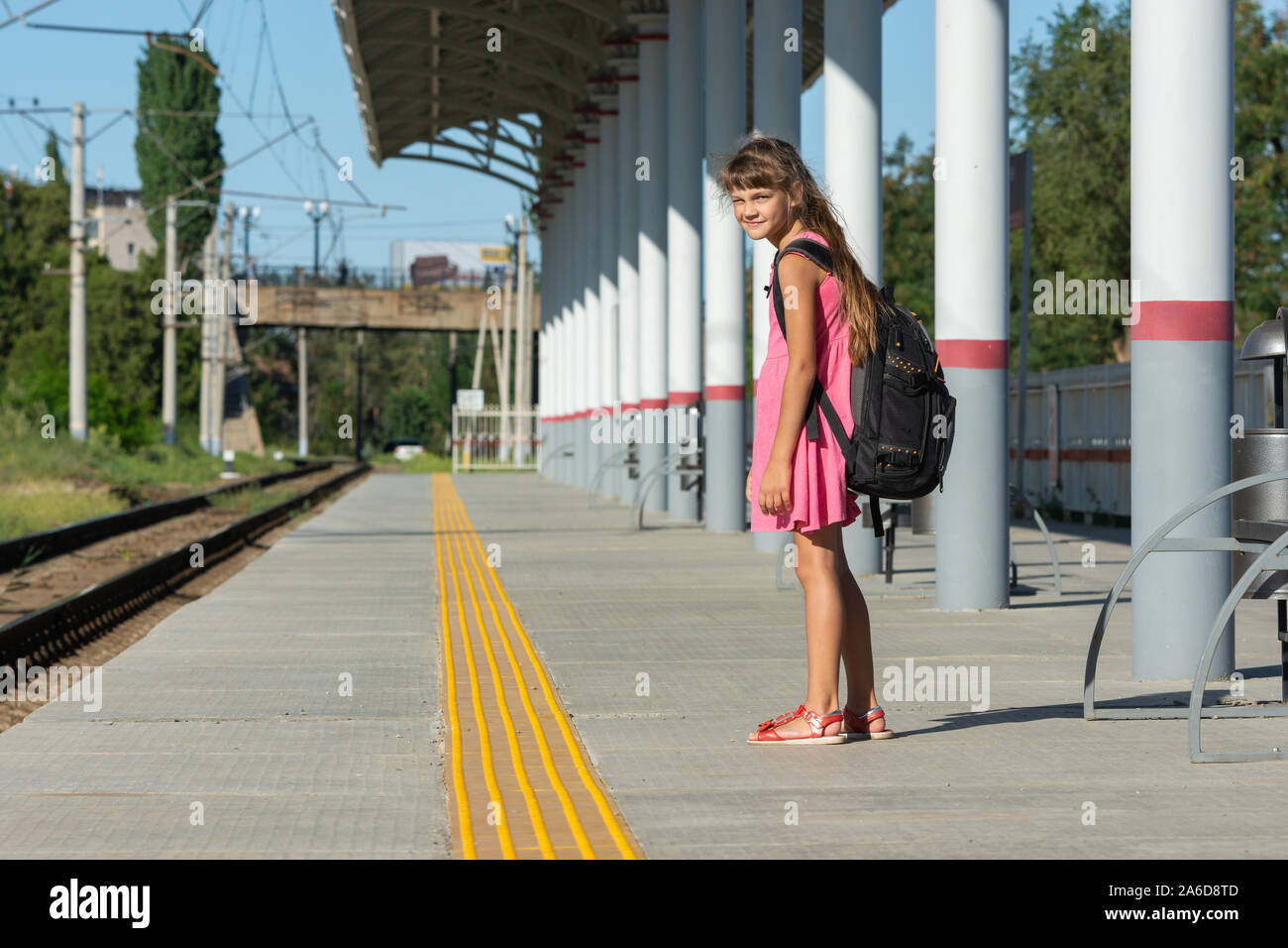Eight year old girl on hi-res stock photography and images - Alamy