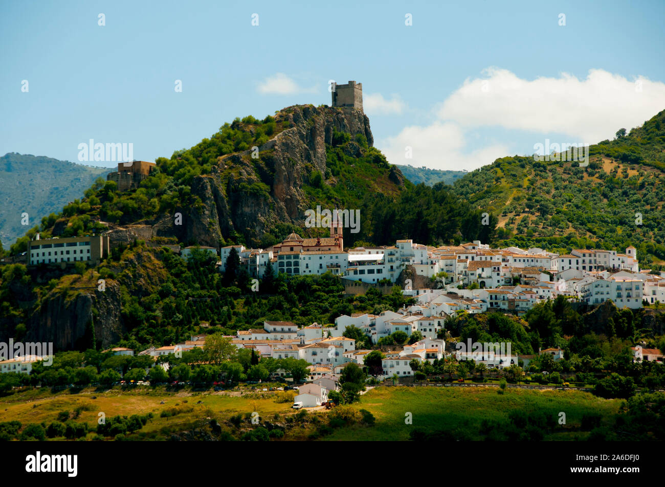 Zahara de la Sierra - Spain Stock Photo - Alamy