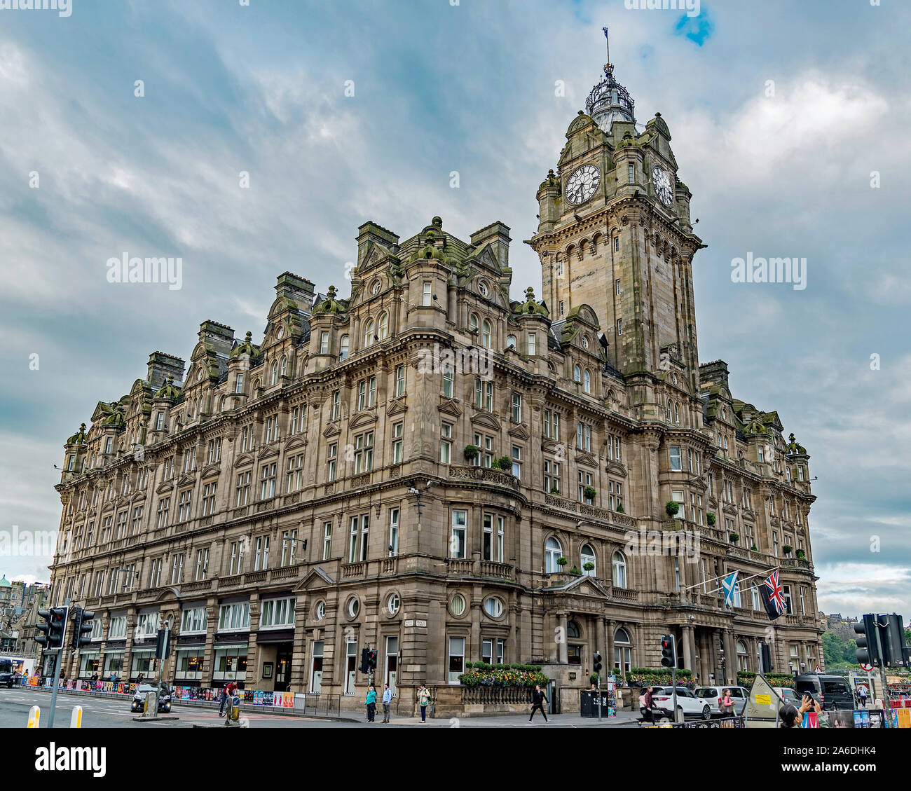 The Balmoral, Edinburgh, Scotland Stock Photo