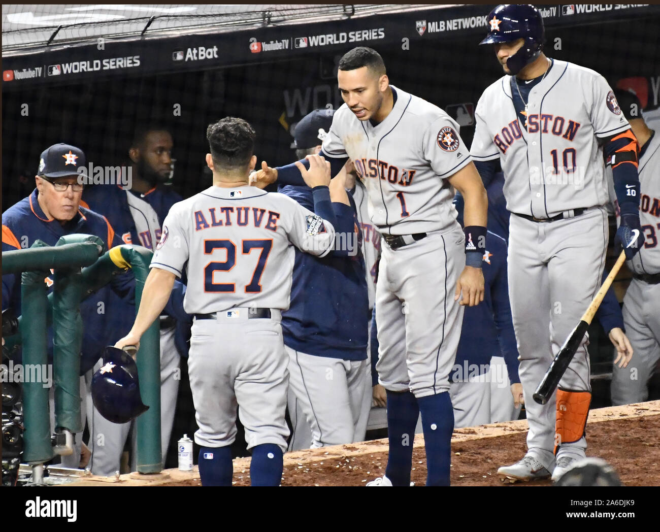 Houston Astros Michael Brantley Carlos Correa Jose Altuve Jose