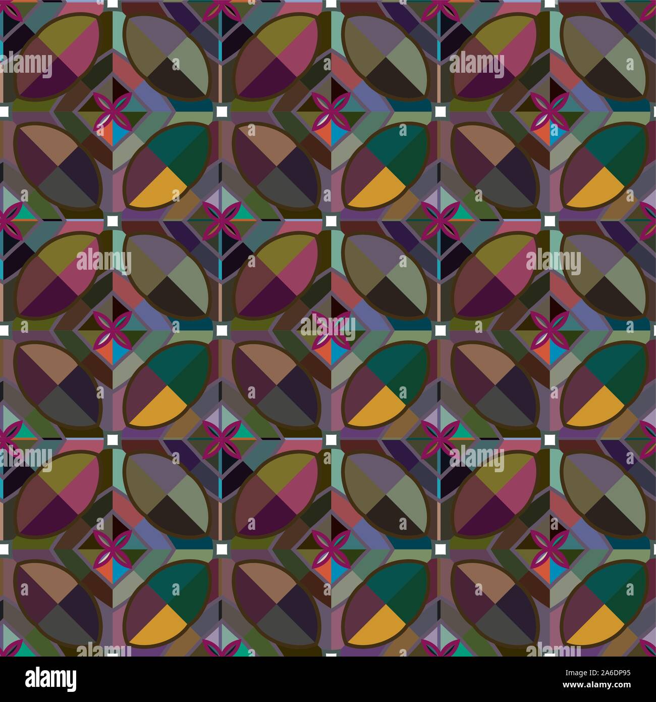 Seamless vector pattern. Background texture in geometric ornamental ...