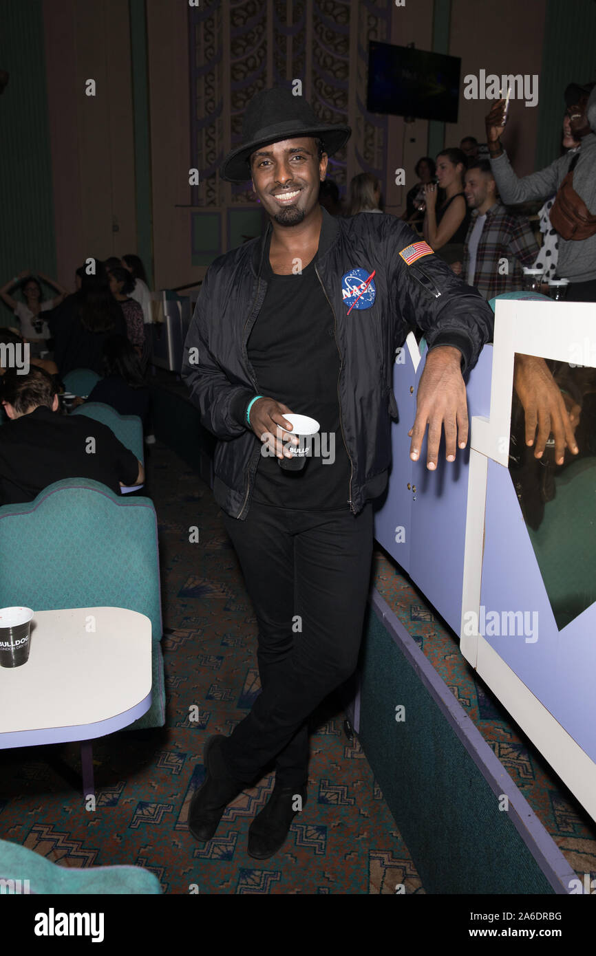 London, UK. 25th Oct, 2019. Mason Smillie attends the Notion Magazine and Bulldog Gin as it celebrates 85 issues and 15 years of music at Troxy in London. Credit: SOPA Images Limited/Alamy Live News Stock Photo