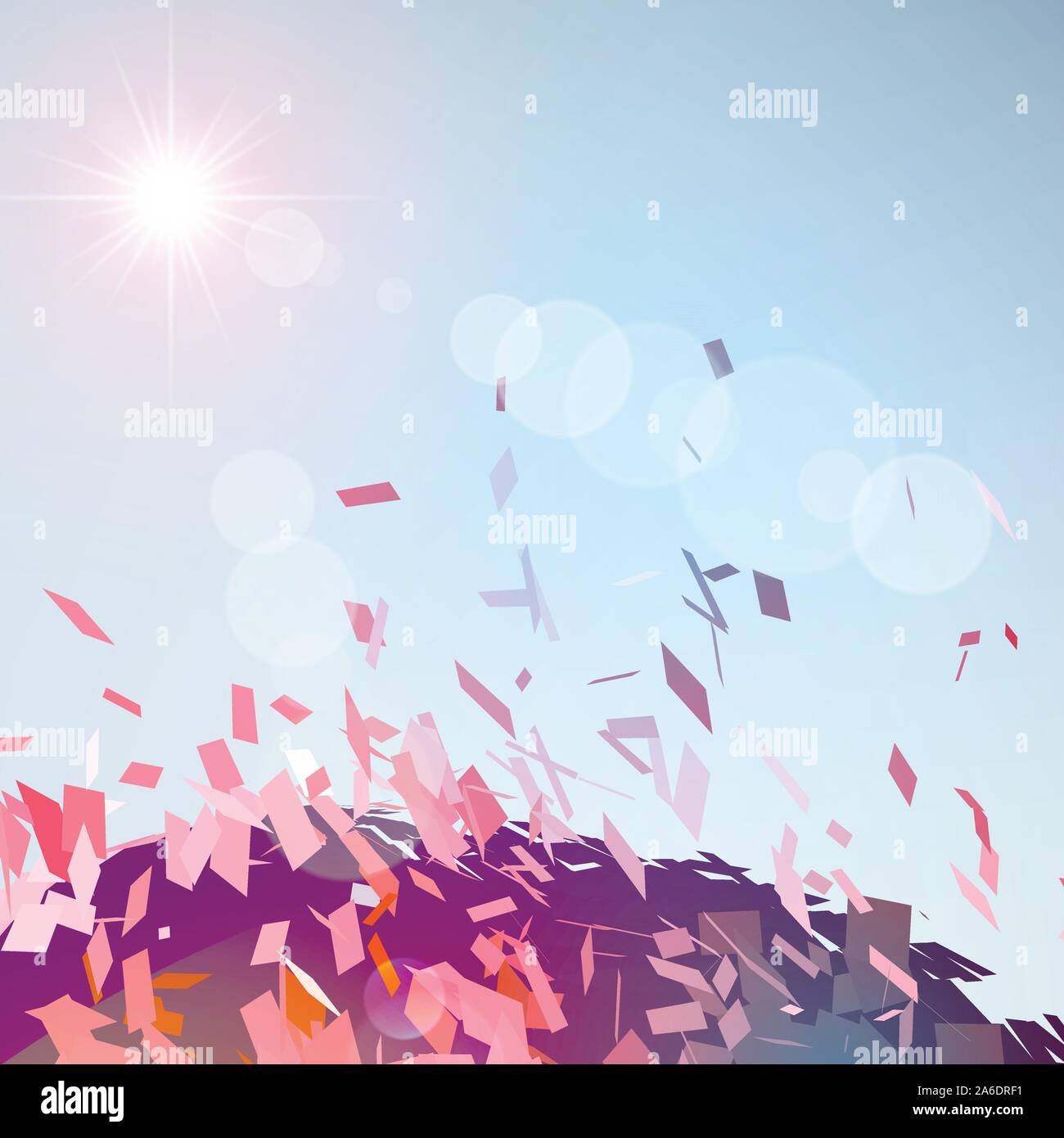 Abstract background with broken surface explosion Stock Vector Image ...