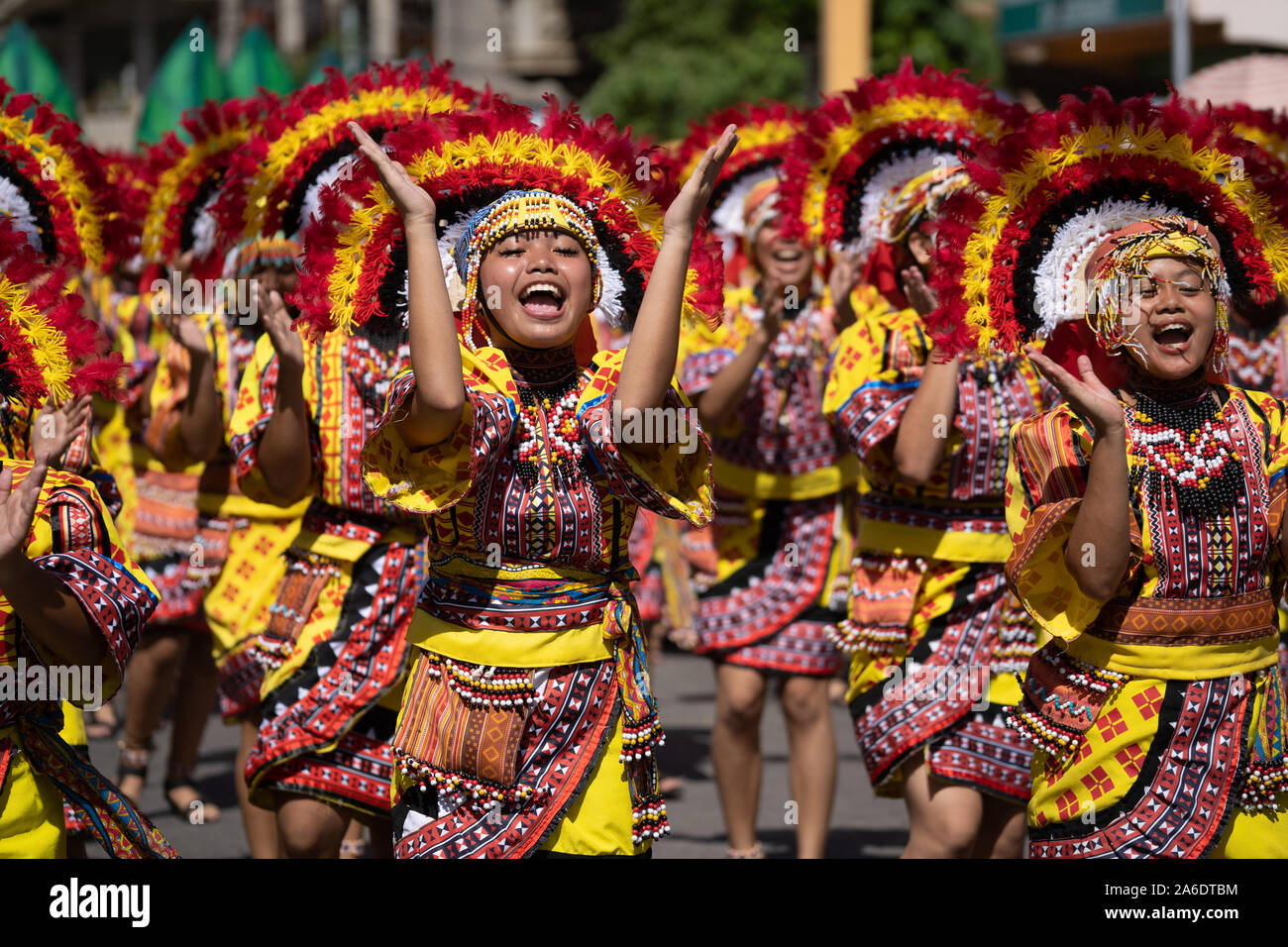 Camiguin Island,Mindanao,Philippines 26th October 2019.Dancers perform