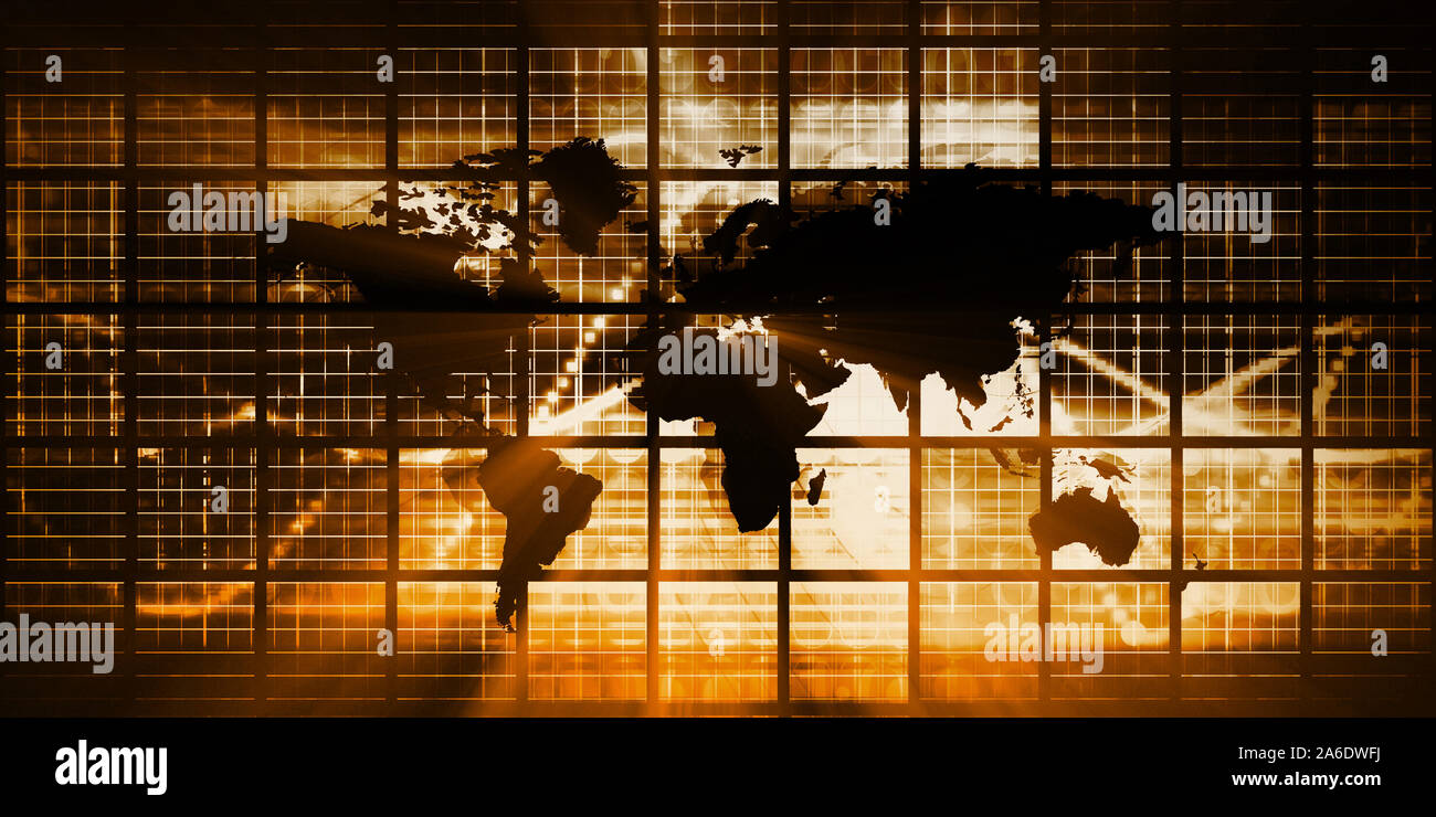 Global Business Strategy and Development as Concept Stock Photo - Alamy