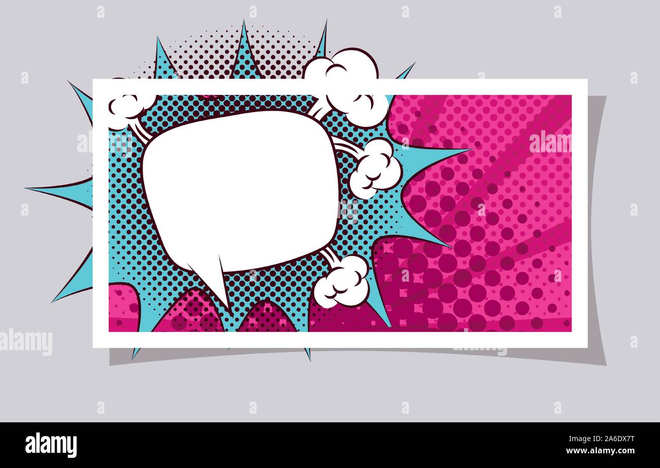 expresion speech bubble pop art style Stock Vector Image & Art - Alamy