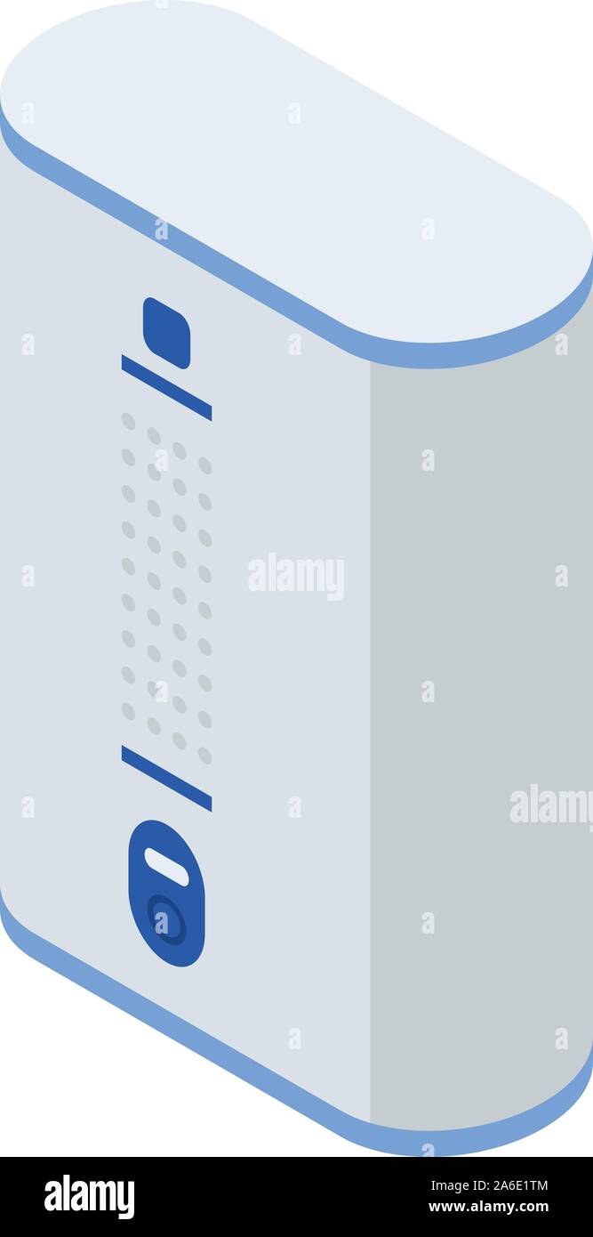 Air purifier icon, isometric style Stock Vector