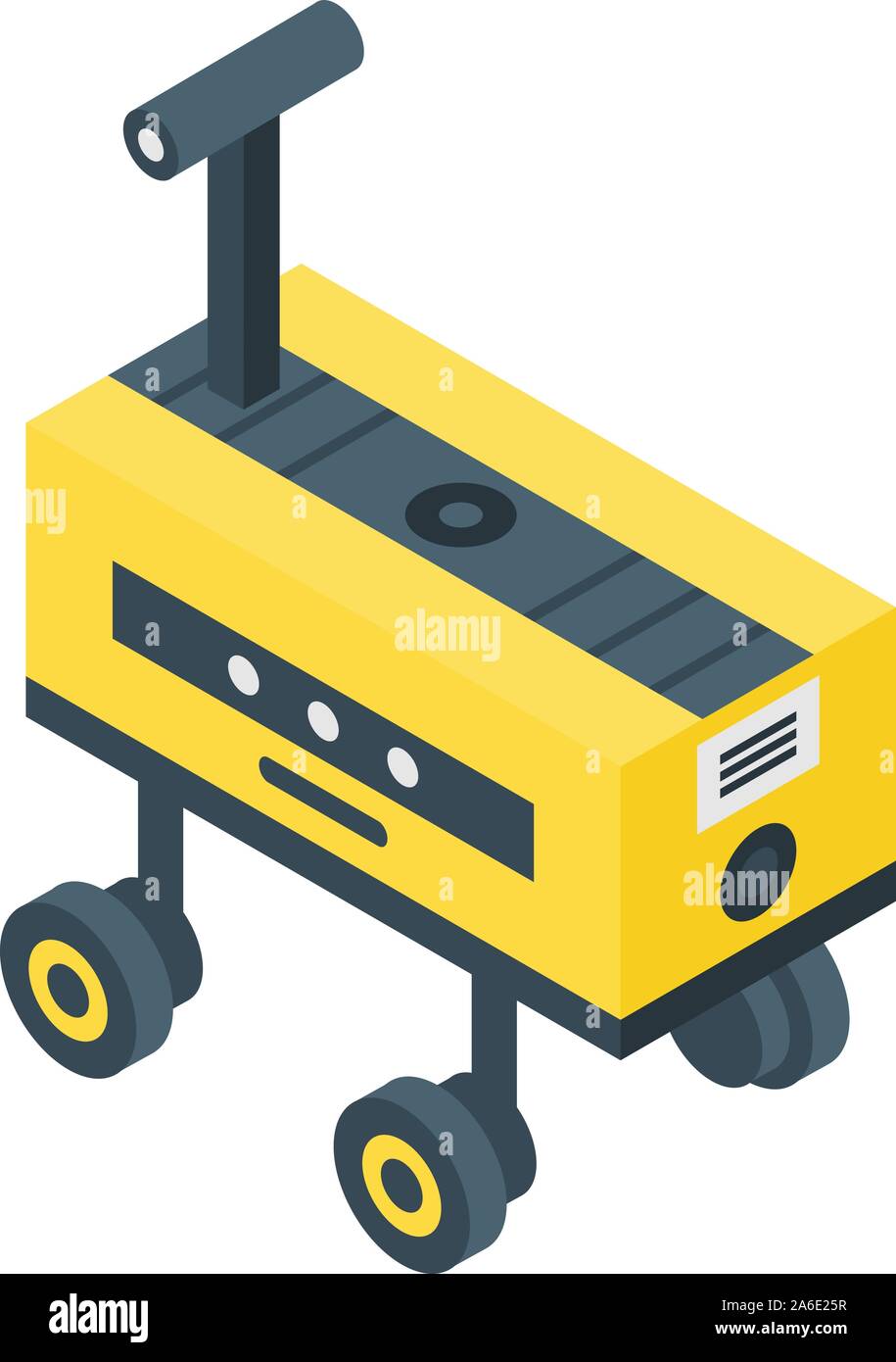 Hand farm robot icon, isometric style Stock Vector