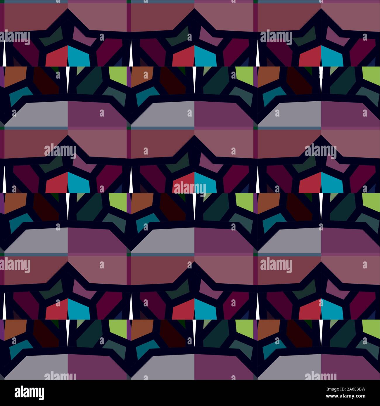 Seamless geometric ornamental vector pattern. Abstract background Stock ...
