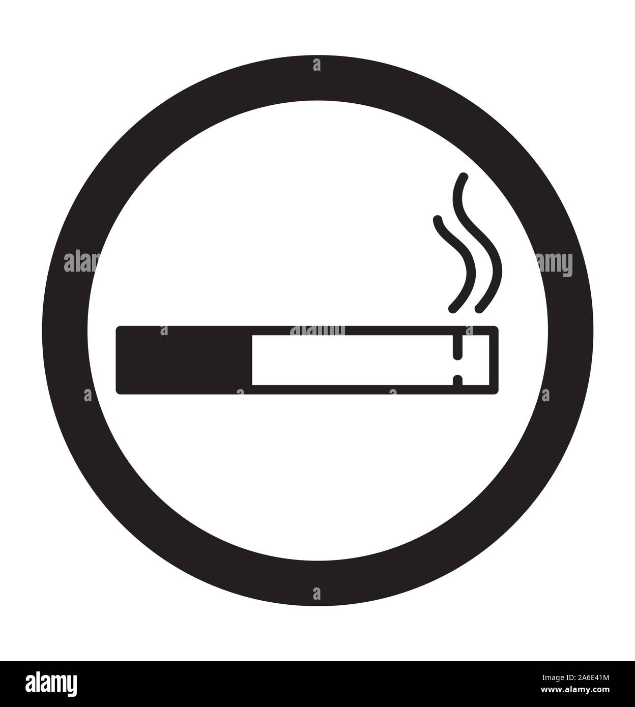 Smoking area zone. Isolated illustration on white background Stock Vector Image & Art Alamy