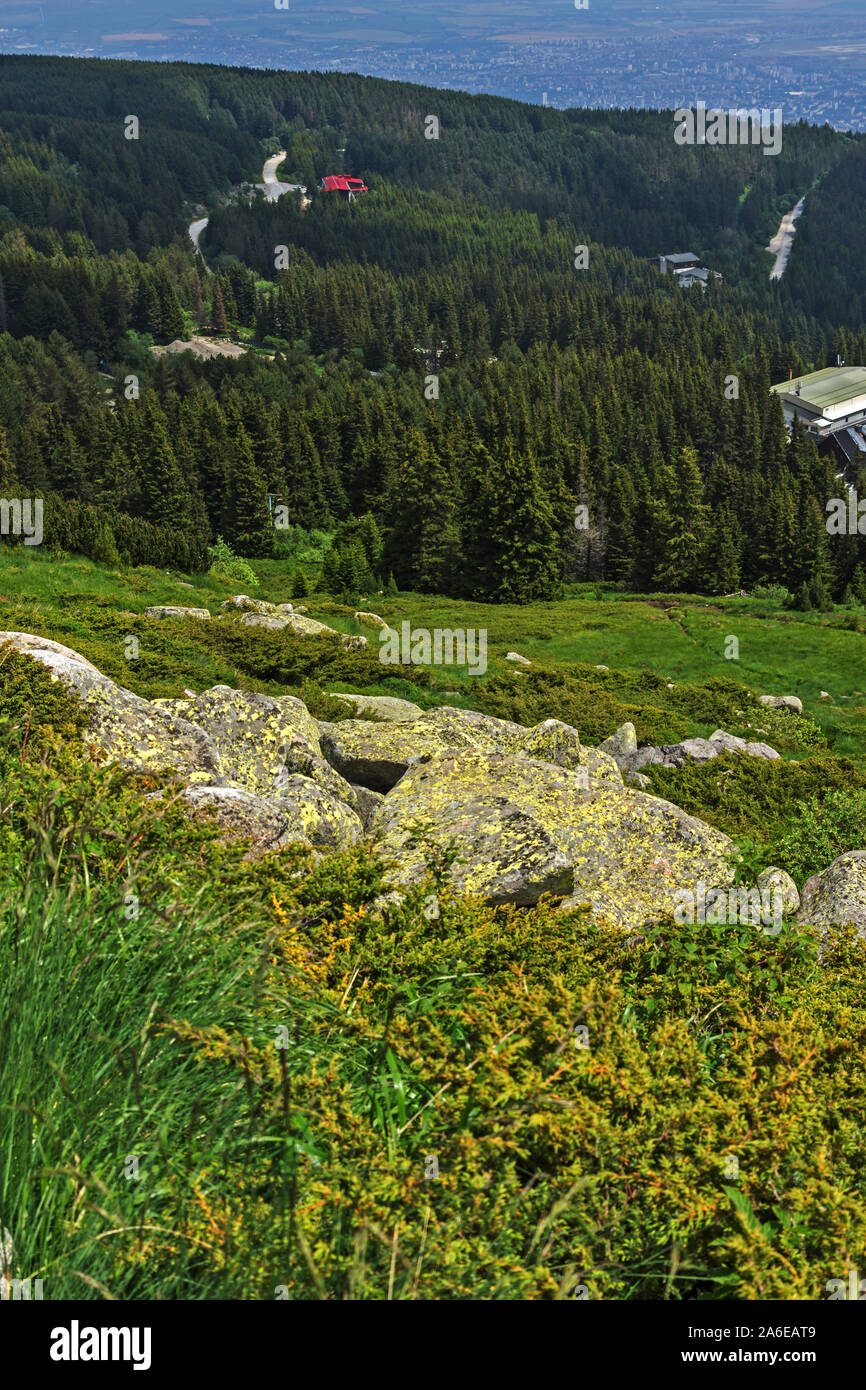 Summer view of Vitosha Mountain, Sofia City Region, Bulgaria Stock ...