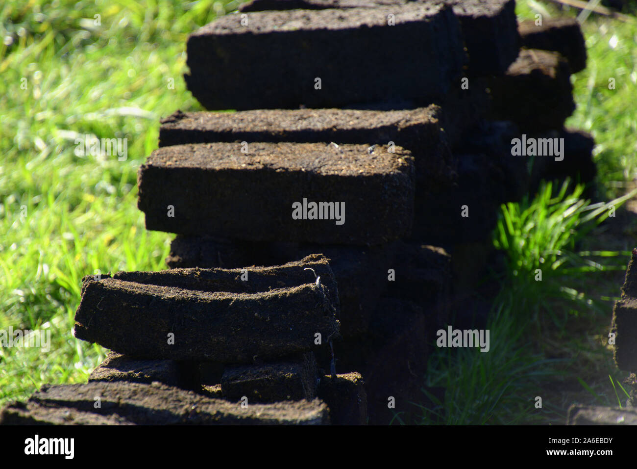 Ireland Peat Briquettes High Resolution Stock Photography and Images