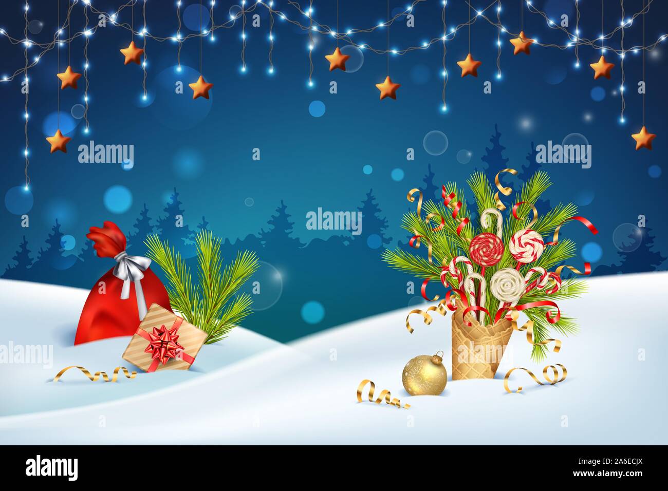 Christmas Holiday Background Stock Vector