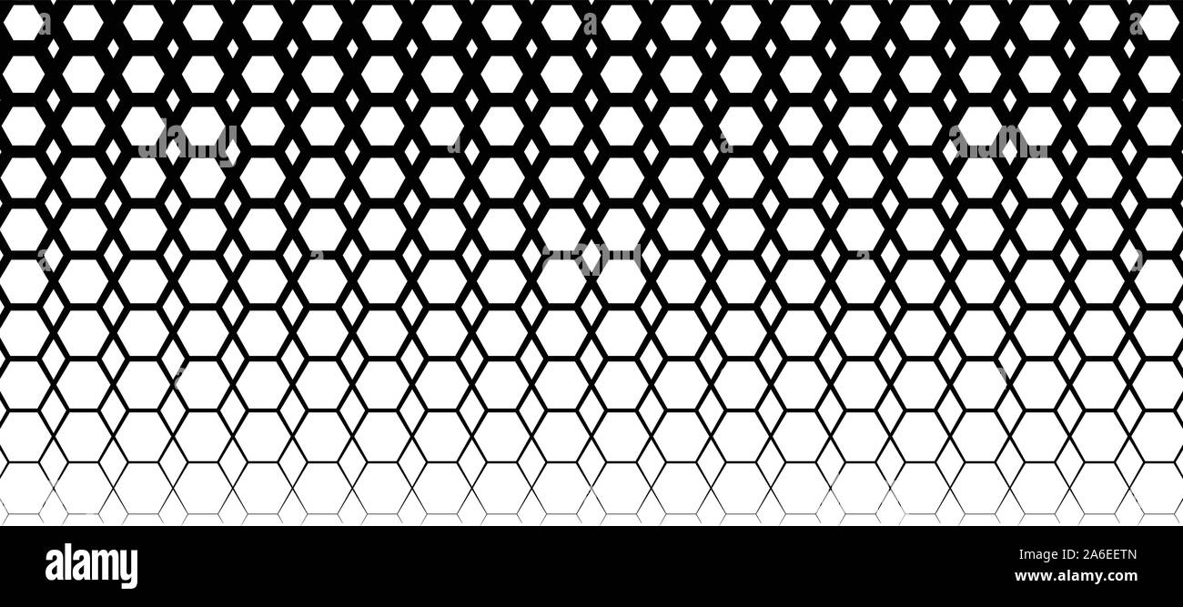 Background with gradient of black and white hexes Stock Vector Image ...