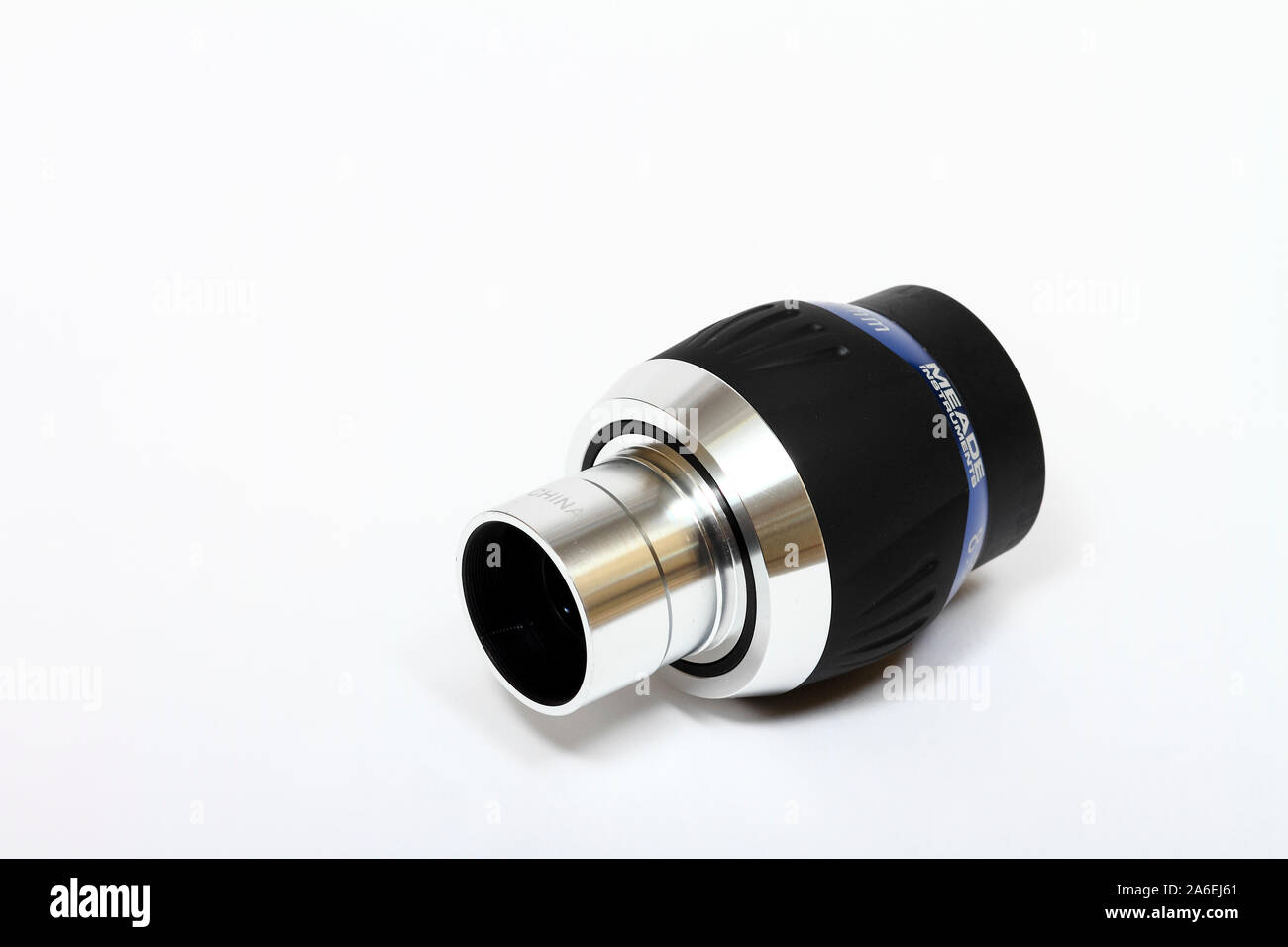 Meade telescope eyepiece isolated on a white background Stock Photo Alamy