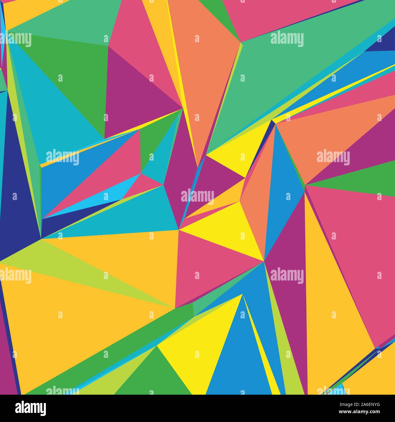 Abstract background with colorful triangles for magazines, booklets or mobile lock screen Stock Vector