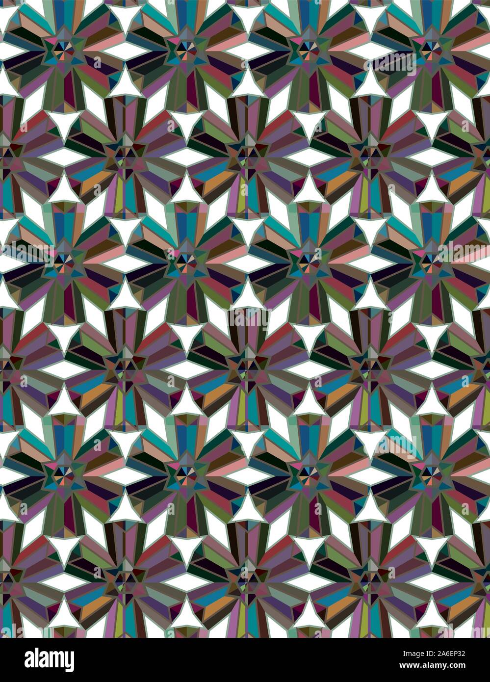 Geometric ornamental vector pattern. Seamless design texture Stock ...