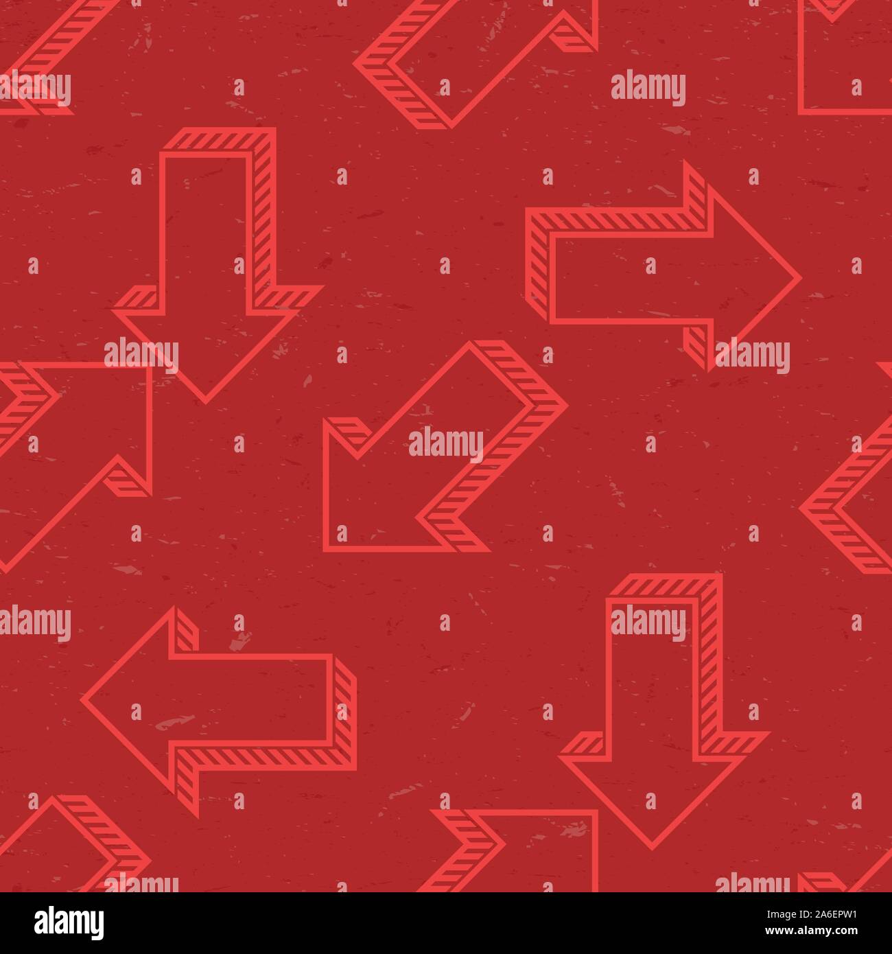 Seamless pattern with grungy arrows Stock Vector