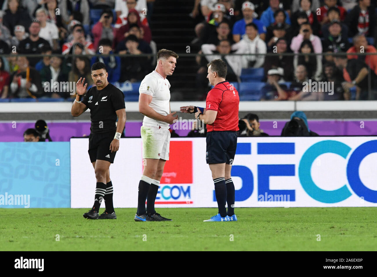 Rugby Referee Try High Resolution Stock Photography And Images Alamy