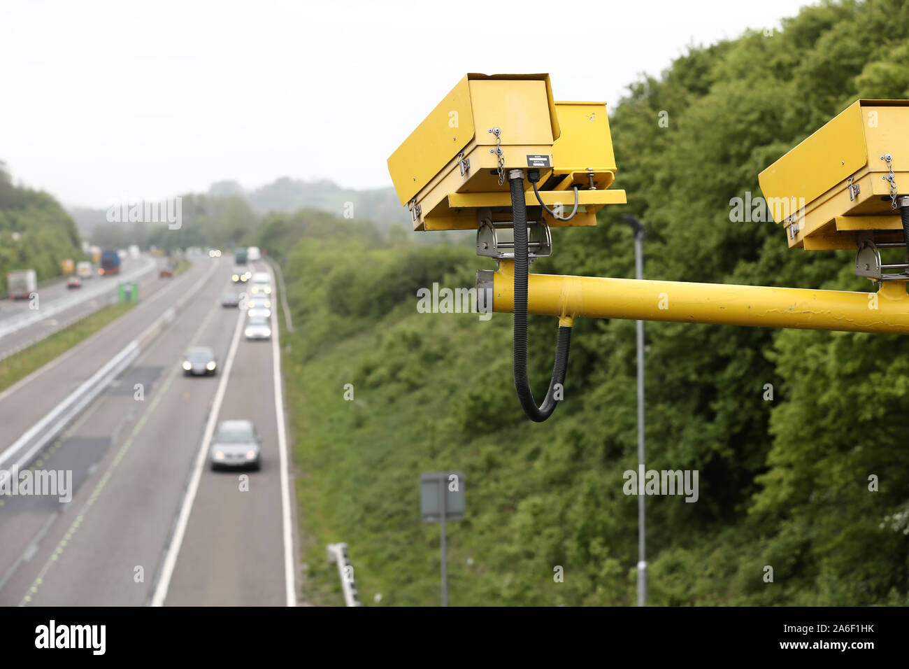 may-2014-bright-yellow-average-speed-camera-monitoring-the-m5