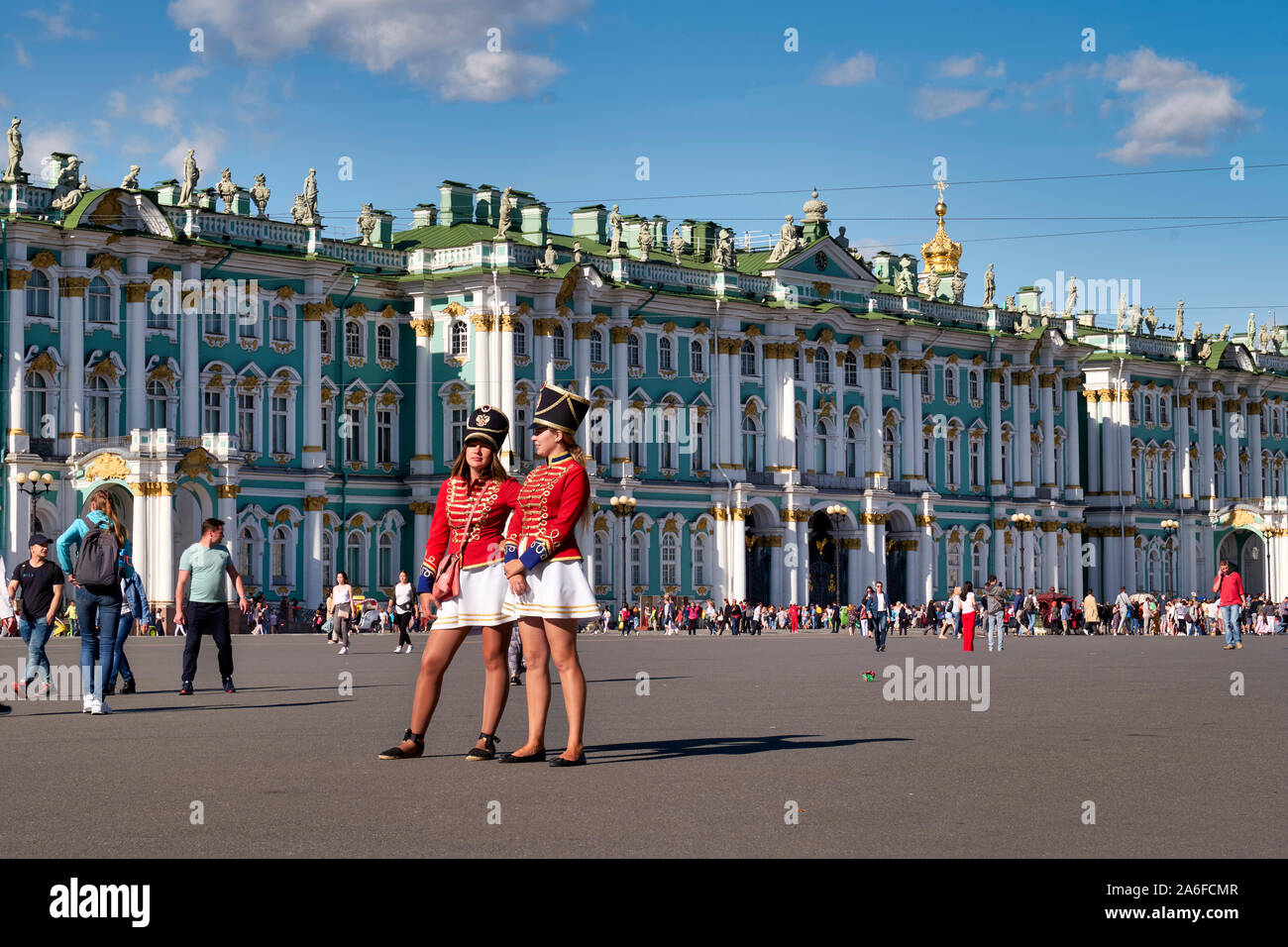 St. Petersburg Russia. Winter Palace. Hermitage Museum Stock Photo