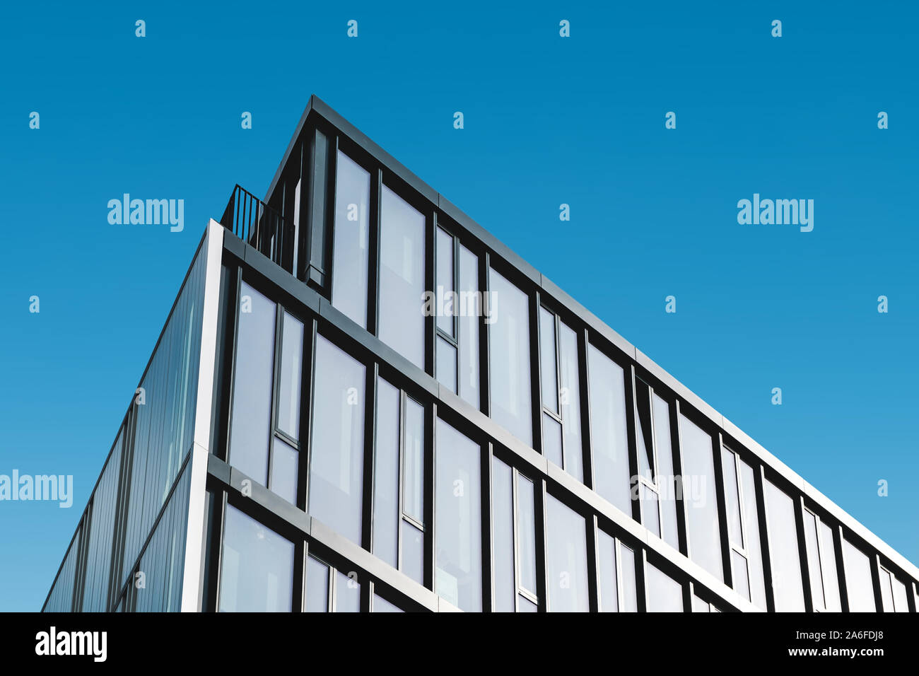 modern office building facade, commercial real estate exterior Stock Photo