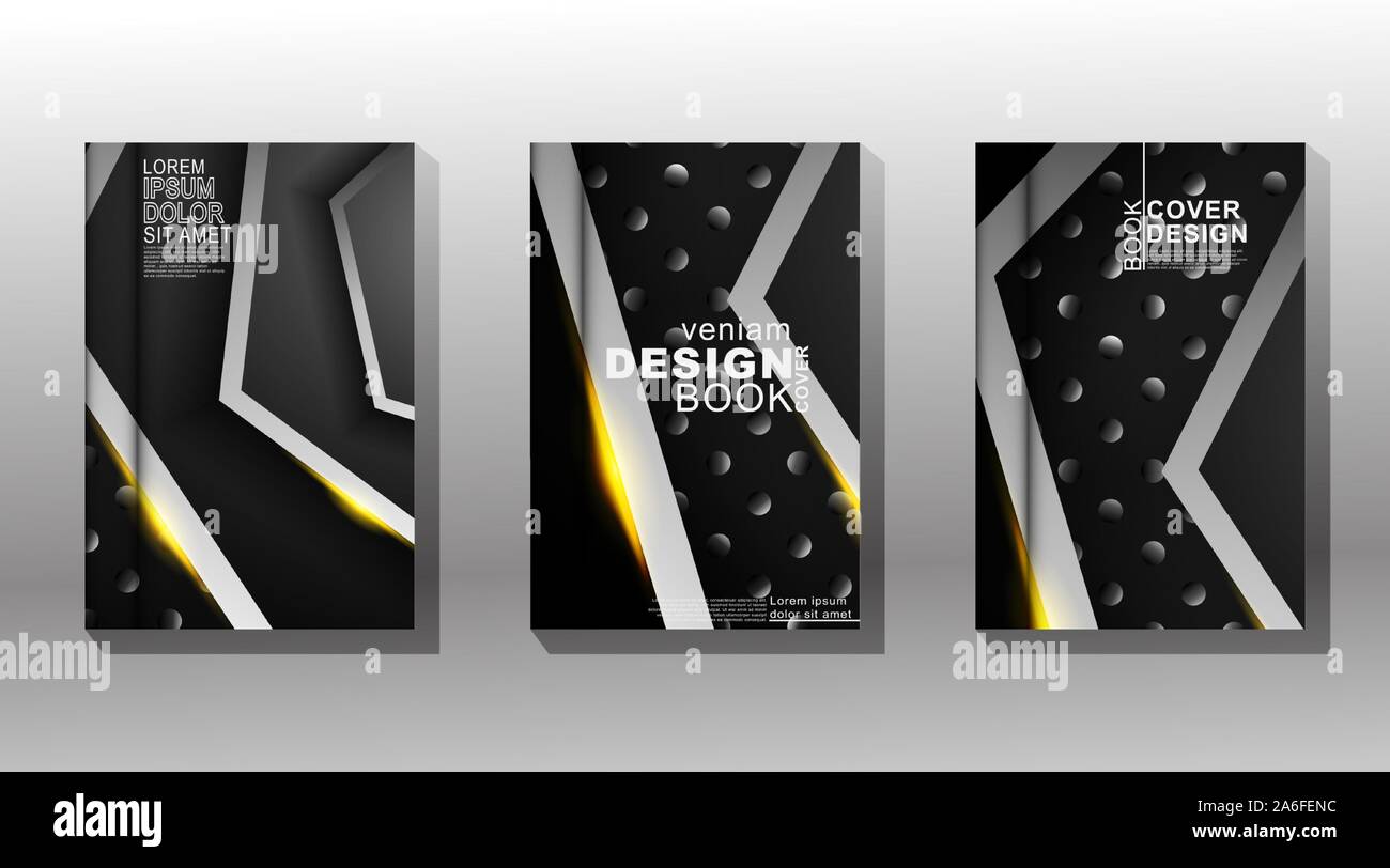 Modern background design. The book vector collection includes geometric ...