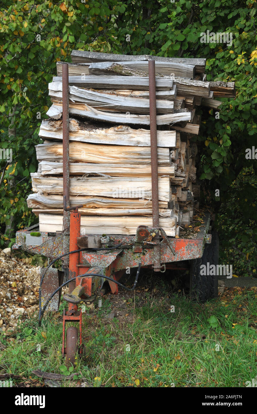 Transport Of Firewood Stock Photos Transport Of Firewood Stock