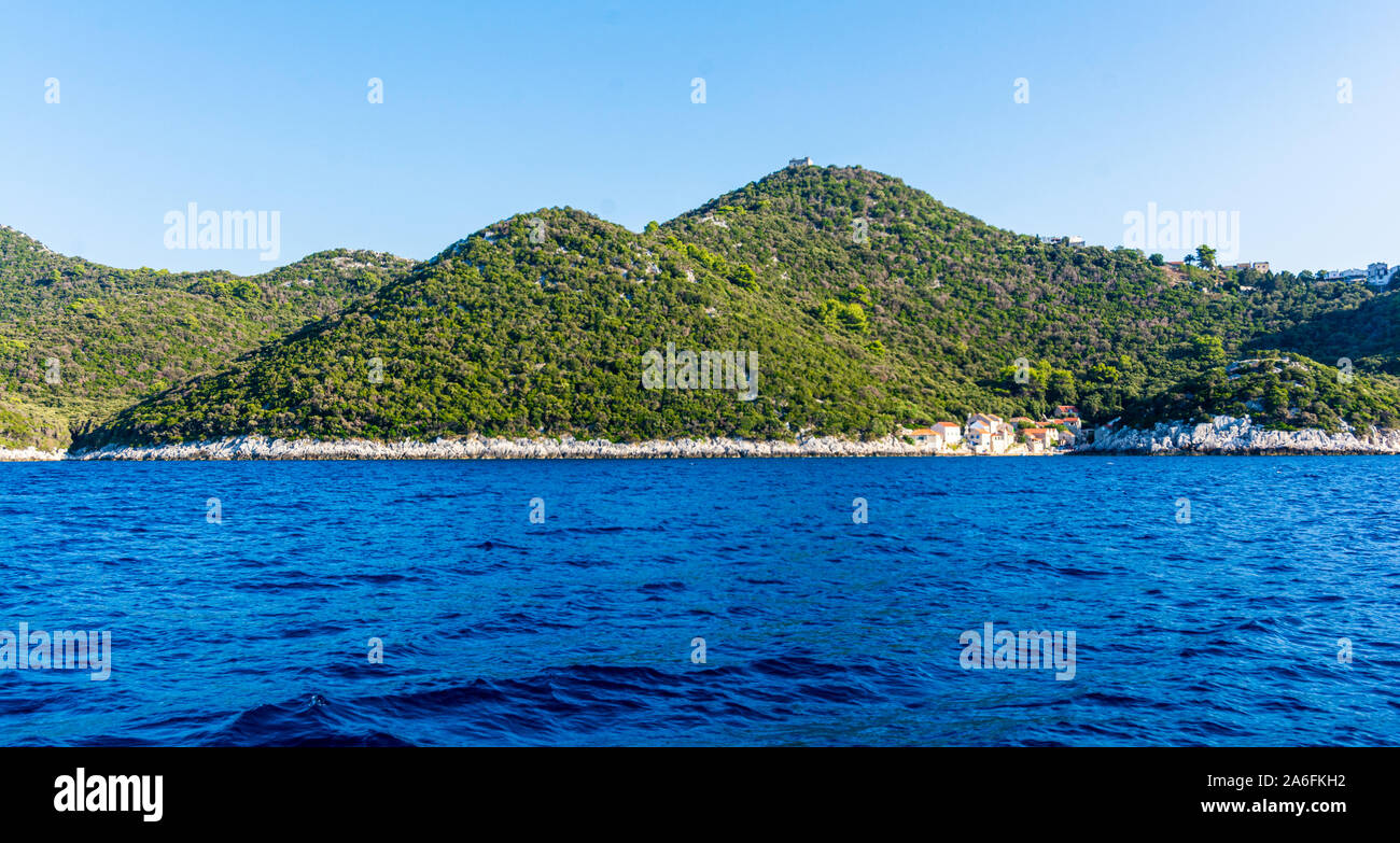 Croatia sailing boat trip Stock Photo Alamy