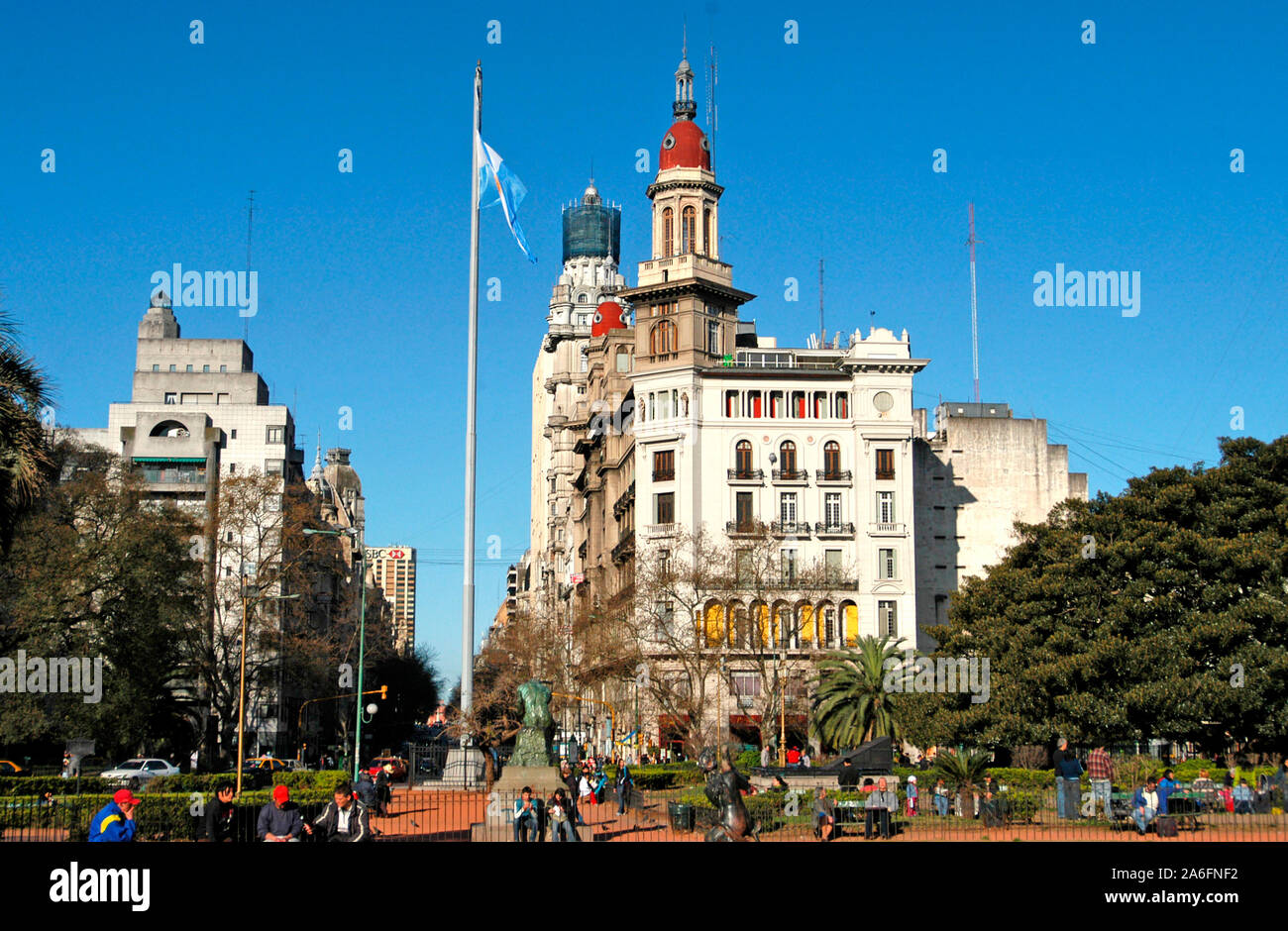 Congress square, Buenos Aires, Argentina Stock Photo