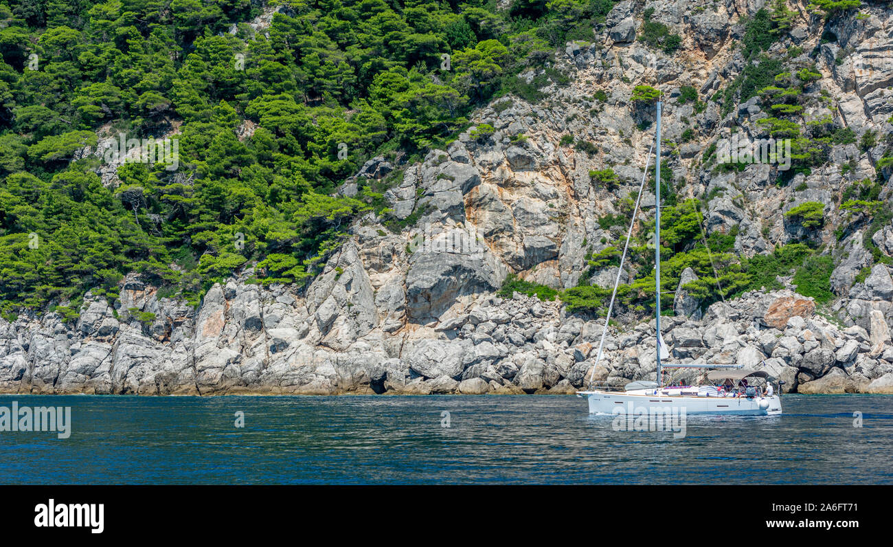 Croatia Sailing trip Stock Photo Alamy