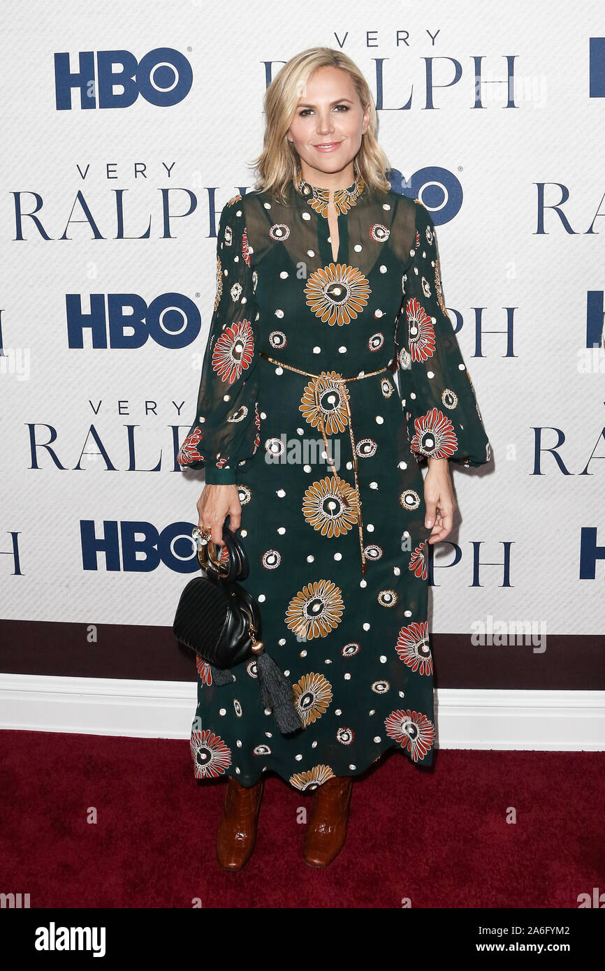 Tory Burch attends HBO's 'Very Ralph' world premiere at the Metropolitan Museum of Art on October 23, 2019 in New York City. Stock Photo