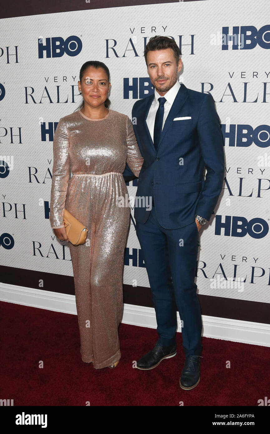 Keytt Lundqvist (L) & Alex Lundqvist attend HBO's 'Very Ralph' world premiere at the Metropolitan Museum of Art on October 23, 2019 in New York City. Stock Photo