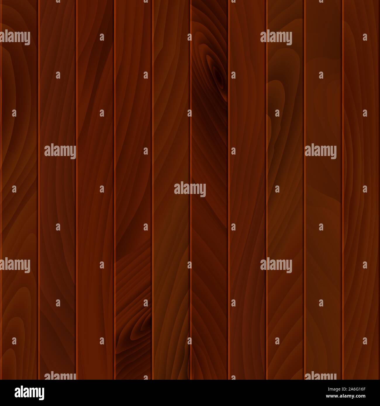 Brown wooden texture. Wood surface of floor or wall. Timber background or wallpaper. Vector illustration Stock Vector