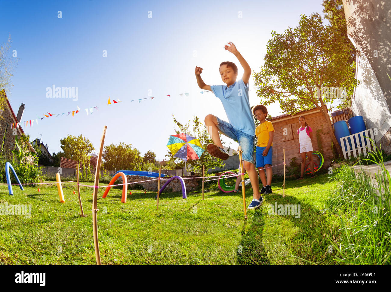 Jumping string hi-res stock photography and images - Alamy