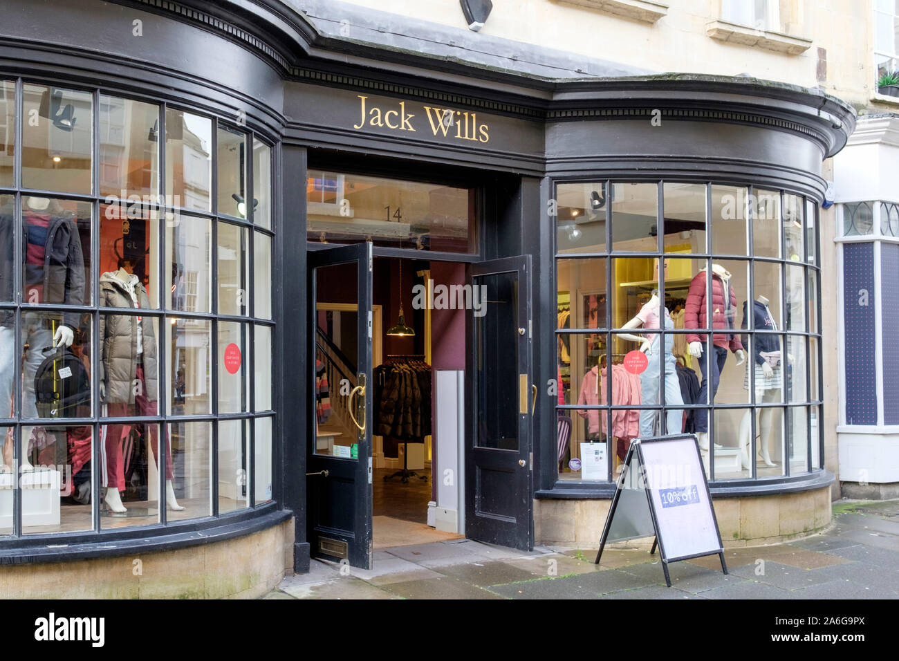 Jack Wills shop in Bath city Centre Stock Photo