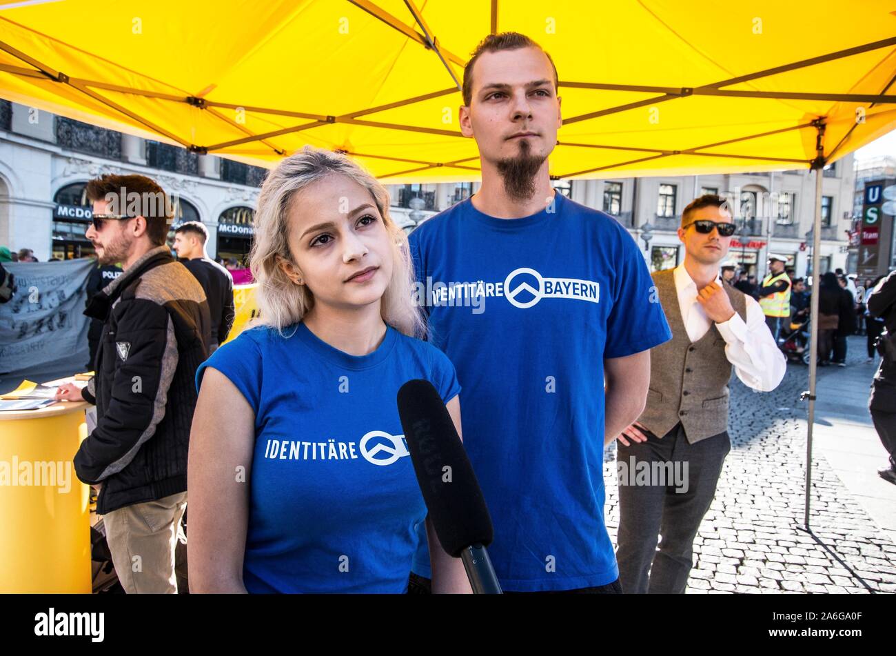 Philipp Ralle Munich, Bavaria, Germany. 26th Oct, 2019. Philipp M. and Annie H. two ...