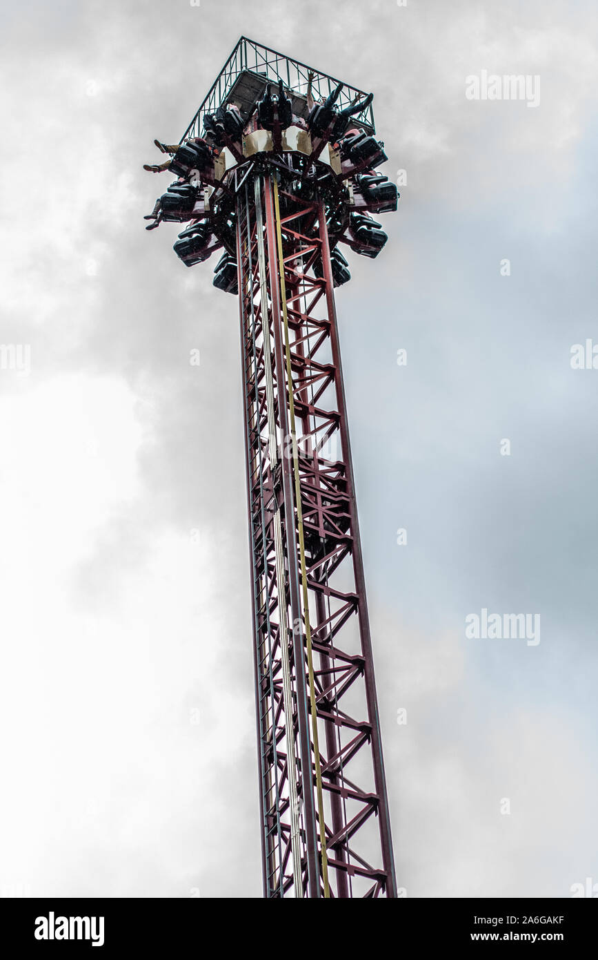 A day out at Thorpe Park, rides, roller coasters and scary thrill rides